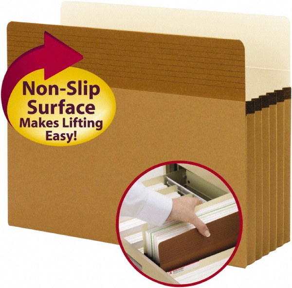 SMEAD Pocket Folder Letter, Redrope, 10/Pack MSC Direct