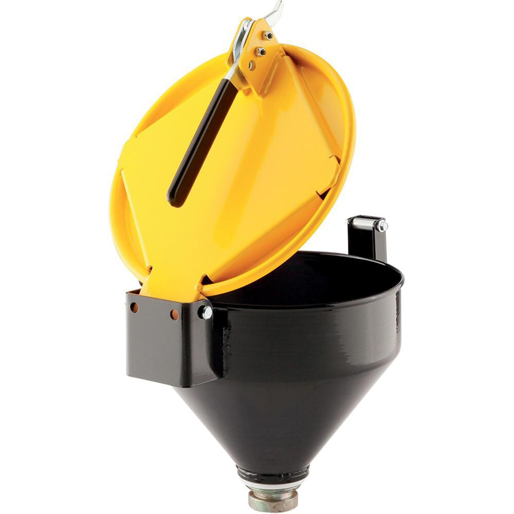 Drum Funnels & Funnel Covers; Product Type: Drum Funnel ; Funnel Capacity: 1.9gal ; Height (Inch): 13in ; Height (Decimal Inch): 13in ; Material: Powder Coated Steel