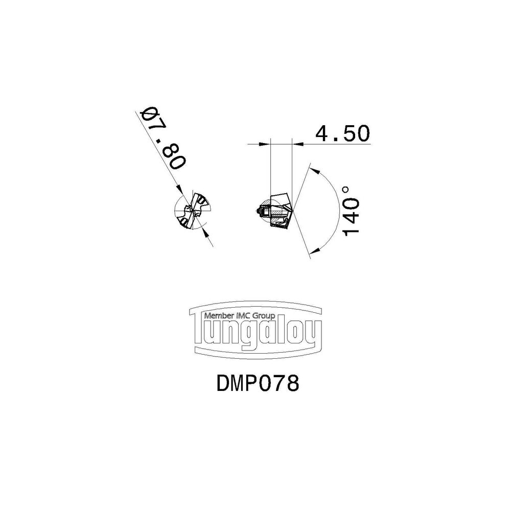 Tungaloy - Indexable Boring Bar: E05G-SEXPL04-D055, 5.5 Mm Min Bore Dia ...