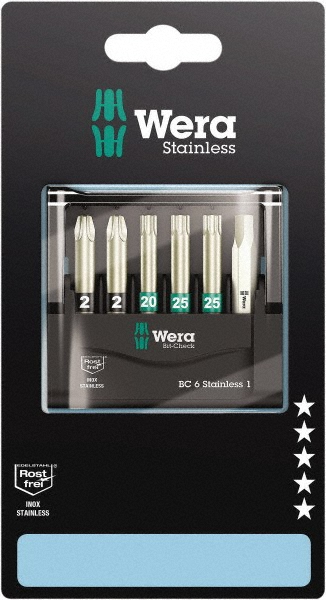 Wera Posidriv Bit Set - 1/4" Drive | Part #05073634001