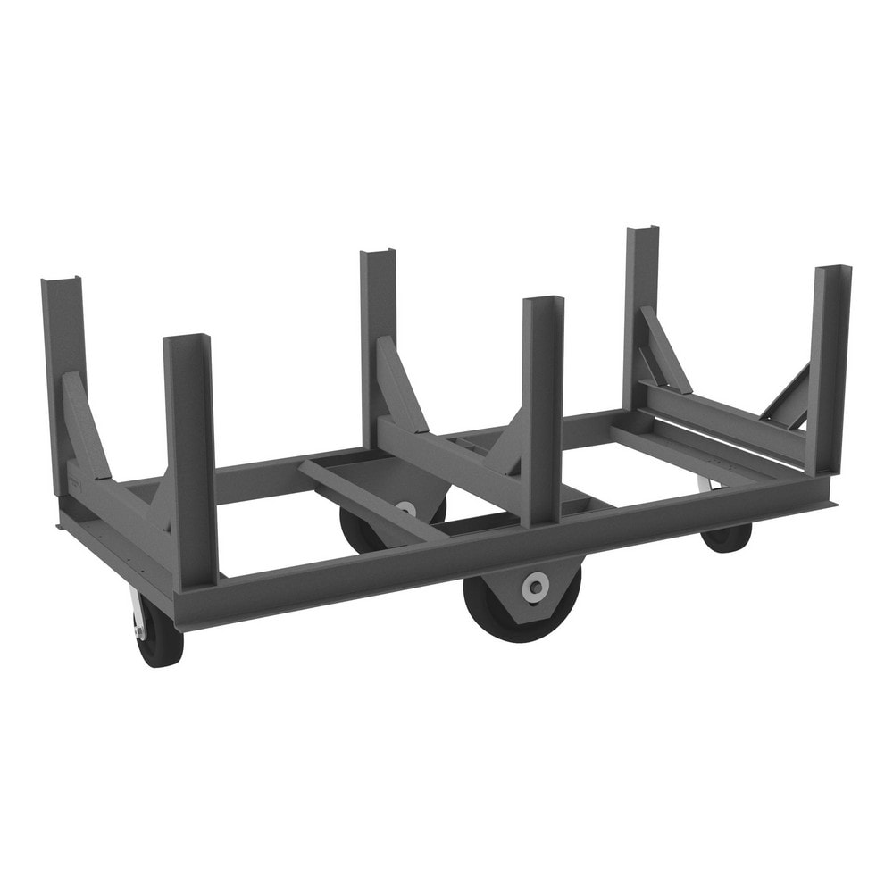 Durham BCTE-2860-4K-95 Bar Cradle Truck: Steel Platform, 28" Platform Width, 60" Platform Length, 13-3/8" Platform Height Image