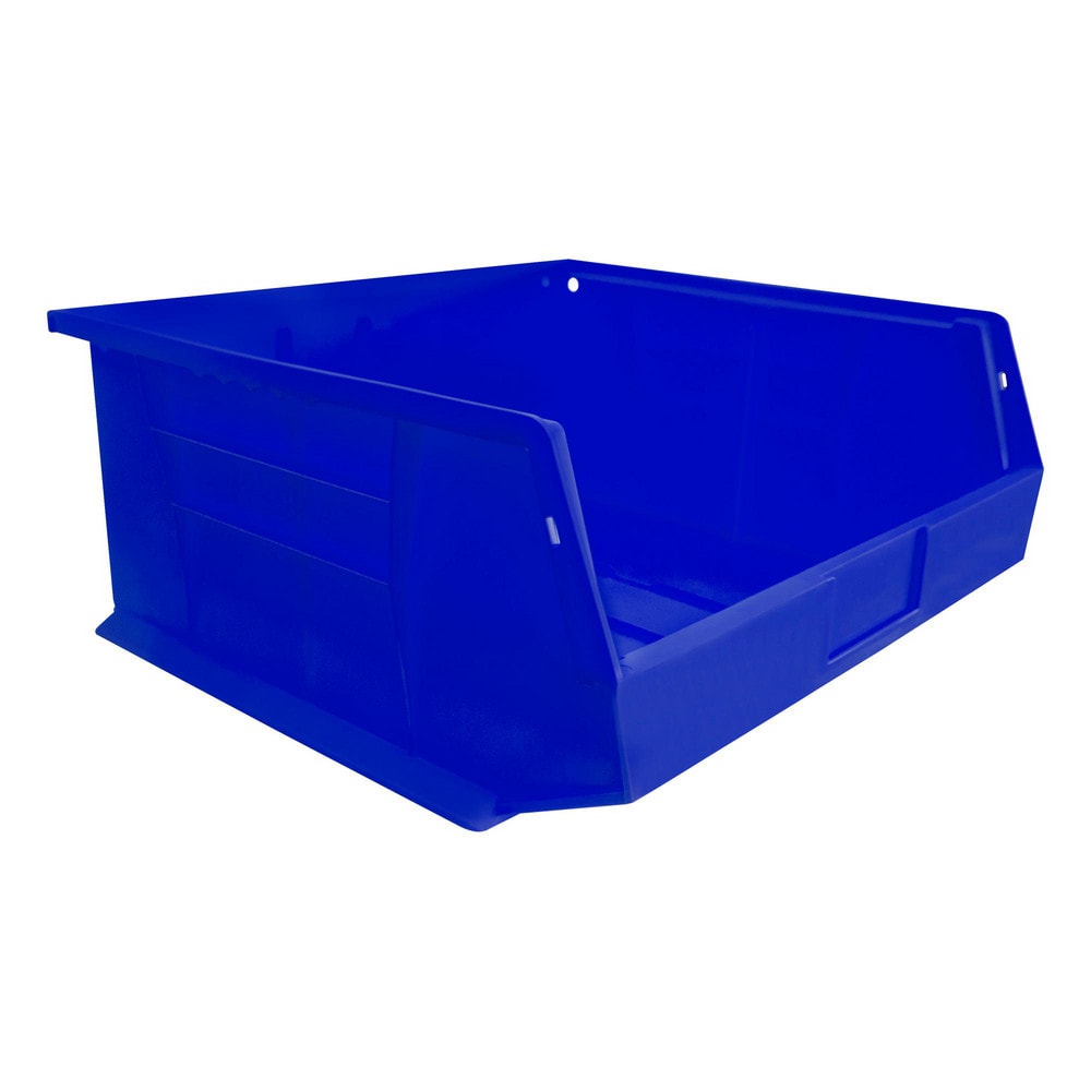 Plastic Hang & Stack Bin: Blue