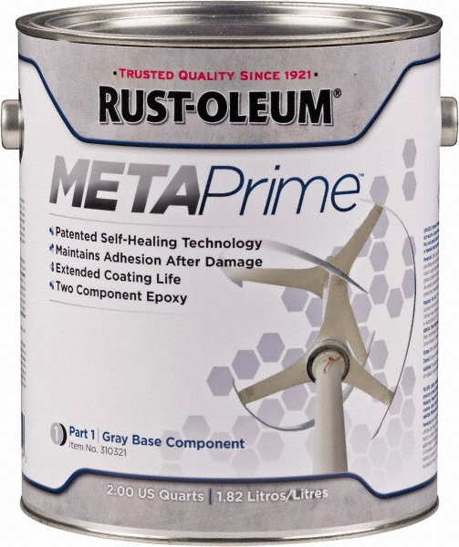 RustOleum 1/2 Gal Gray Epoxy Primer 33660887 MSC Industrial Supply