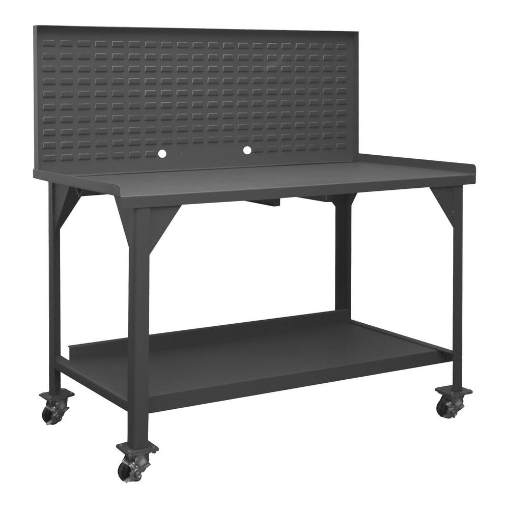 Durham DWBM-3060-BE-LP Louvered Panel Mobile Work Bench Image