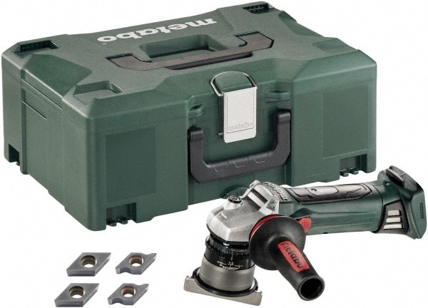 Metabo 601754840 45° Bevel Angle, 5/32" Bevel Capacity, 7,000 RPM, Cordless Beveler 