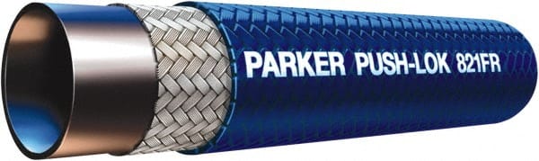 Parker 801-6-BLU-RL Push-Lok Multipurpose Hose 3/8 ID Blue 