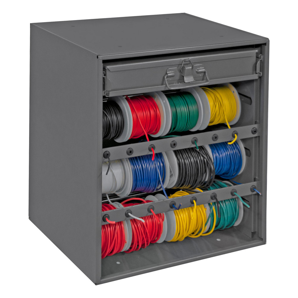 Unspooling Rack Durham - 1 Drawer, Small Parts Wire Spool Rack | MSC Direct
