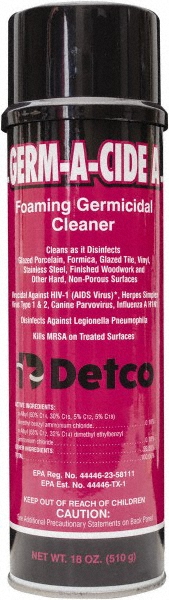 Germ-A-Cide A, 20 oz Aero Can, Foam Disinfectant/Cleaner