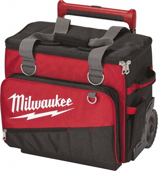 Milwaukee Tool 66 Pocket Red Black Ballistic Polyester Milwaukee Tool 66 Pocket Red Black Ballistic Polyester