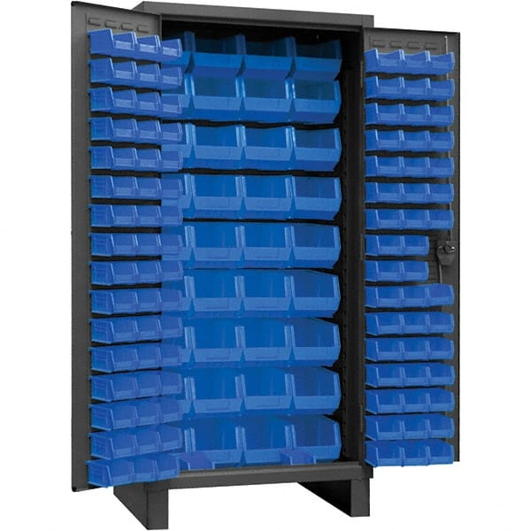 Durham 3702-132-5295 Bin Storage Cabinet: 36" Wide, 24" Deep, 78" High 