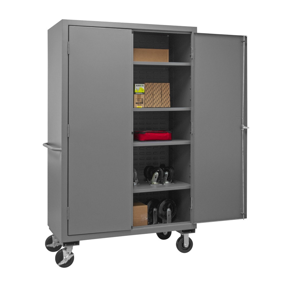 Durham 2502M-BLP-4S-95 Locking Steel Storage Cabinet: 48" Wide, 24" Deep, 80" High Image