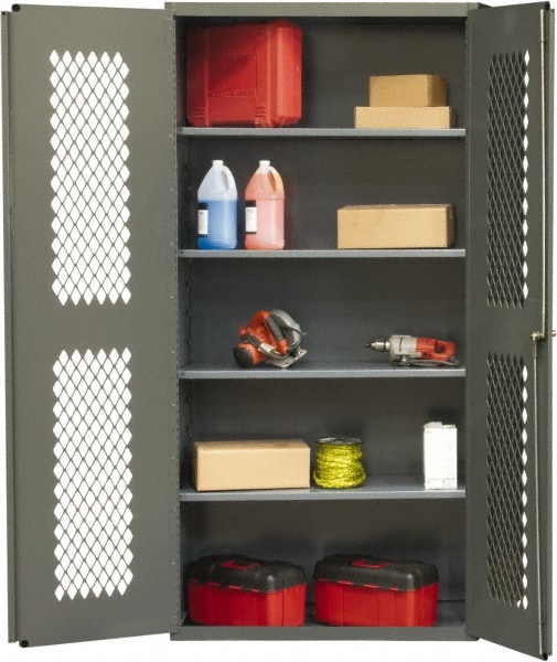 Durham EMDC-362472-4S- Locking Storage Cabinet: 36" Wide, 24" Deep, 72" High Image