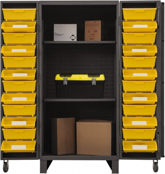 Durham HDC36-24DC24TB2 Bin Storage Cabinet: 36" Wide, 36" Deep, 78" High Image