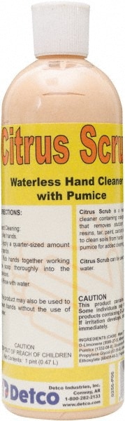 Detco - Hand Cleaner with Grit: 1 gal Bottle - 33714791 - MSC