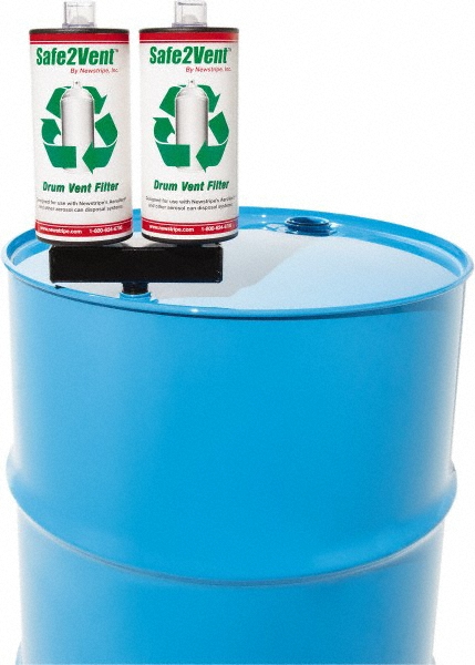 Trash Compactor/Crusher Carbon Filter Assembly - 4" Wide x 9" Long x 12" High, For Aerosol Can Deflators