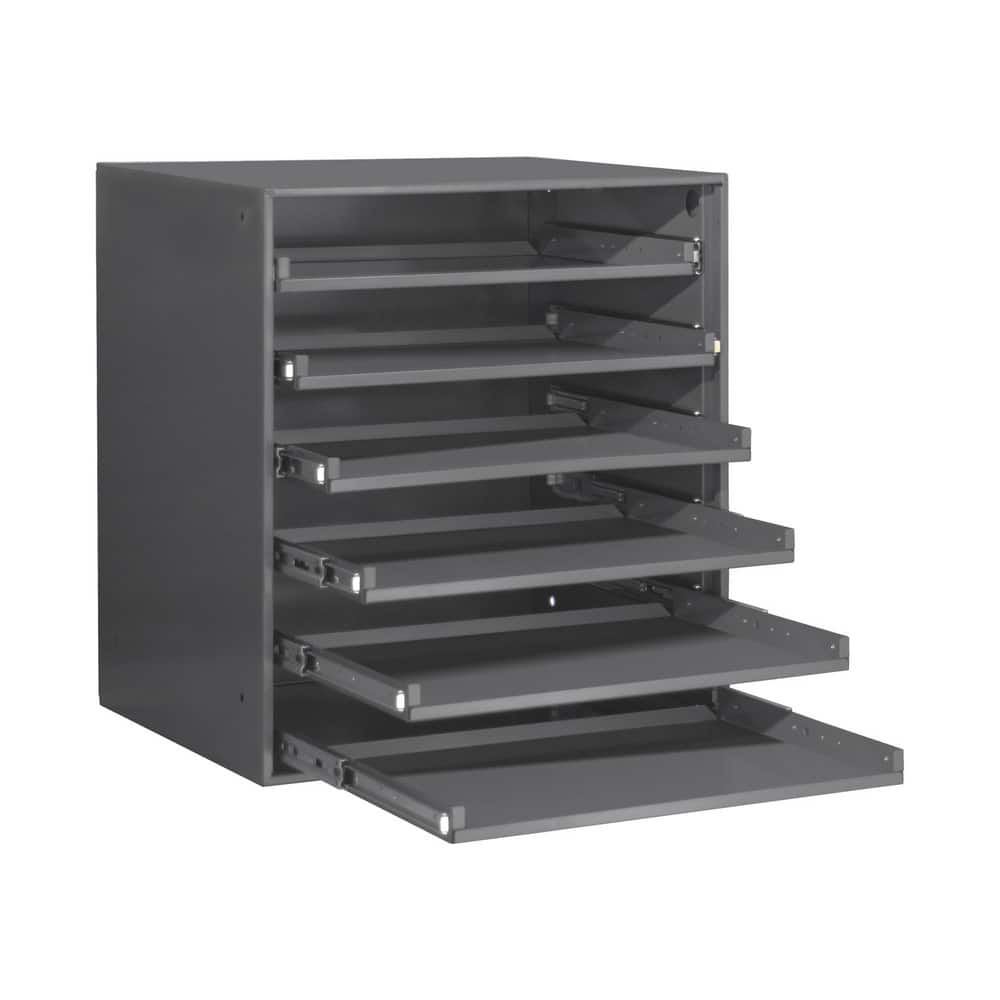 Quantum Storage Systems - PDC-18BK - Plastic Drawer Cabinet w/ 18 Drawers