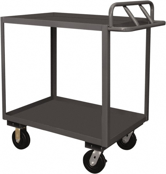 Durham RSCE-2448-2-3.6 Service Utility Cart: Steel, Gray Image