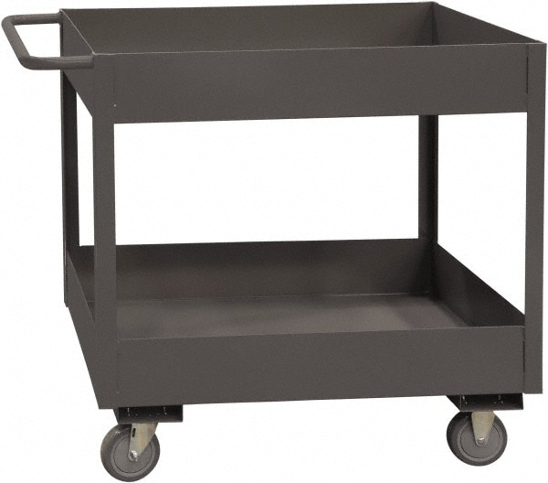 Durham RSC6-2448-2-3.6 Service Utility Cart: Steel, Gray Image