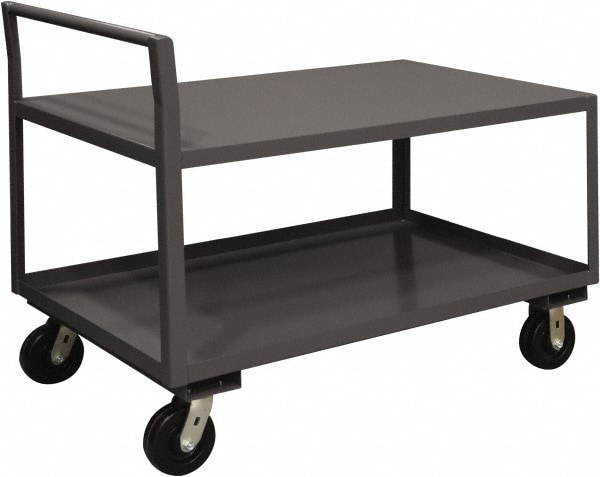 Durham LDO-3048-2-2K-9 Service Utility Cart: Steel, Gray Image