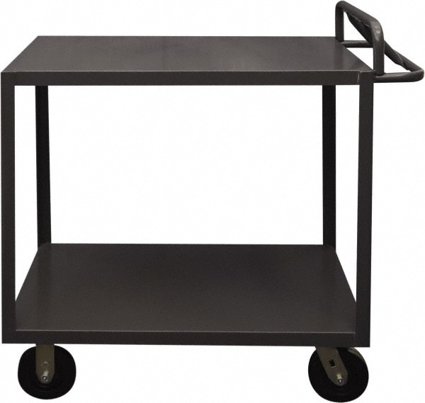 Durham RSCE-2448-2-3.6 Service Utility Cart: Steel, Gray Image