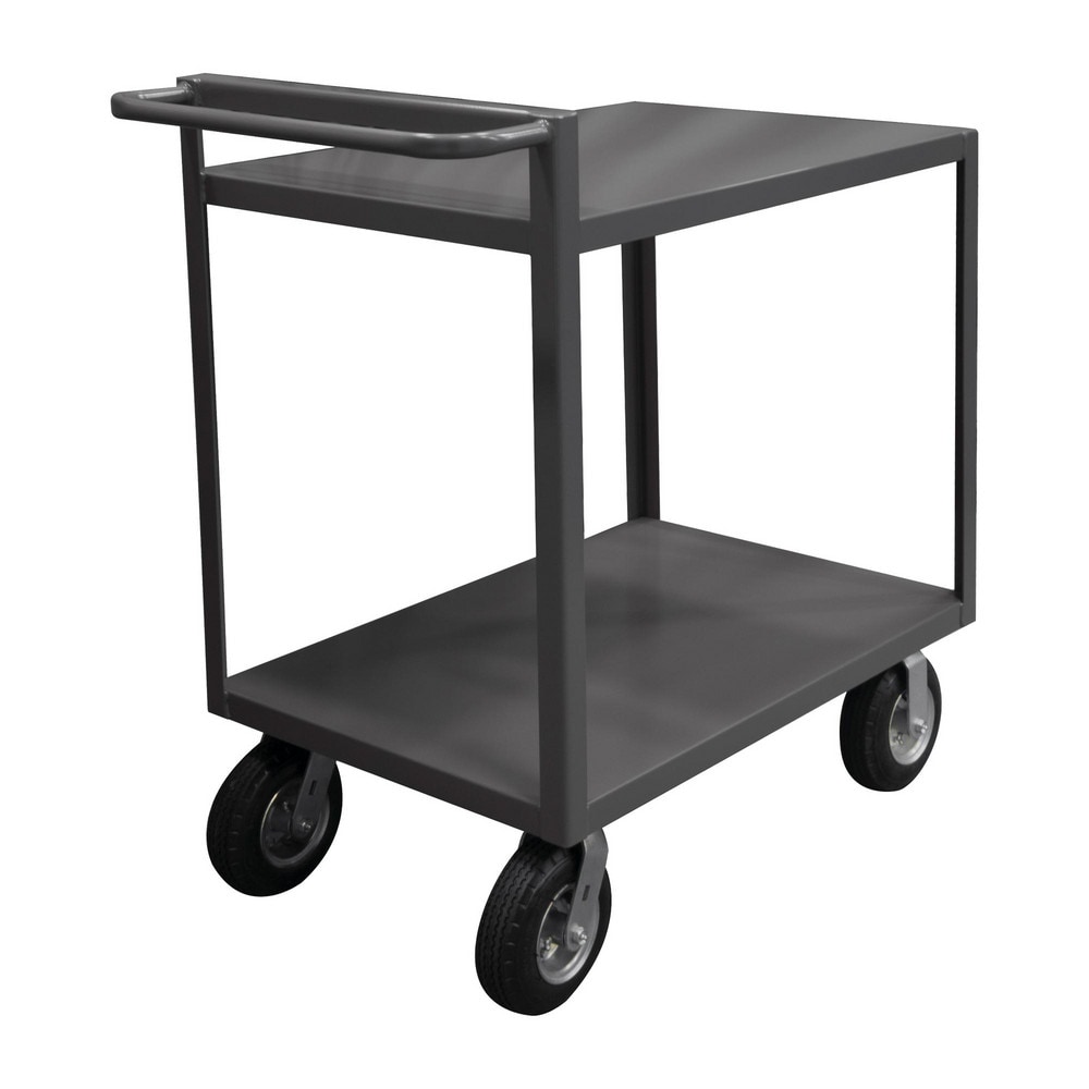 Durham RSCR-2448-ALD-9 Service Utility Cart: Steel, Gray Image