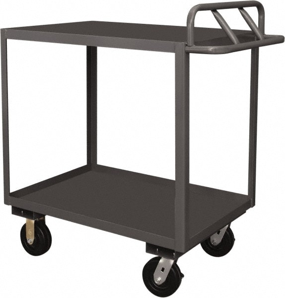 Durham RSCE-3060-2-3.6 Service Utility Cart: Steel, Gray Image