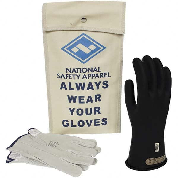 National Safety Apparel KITGC0B09 Class 0, Size 9, 11" Long, Rubber Linemans Glove Kit 