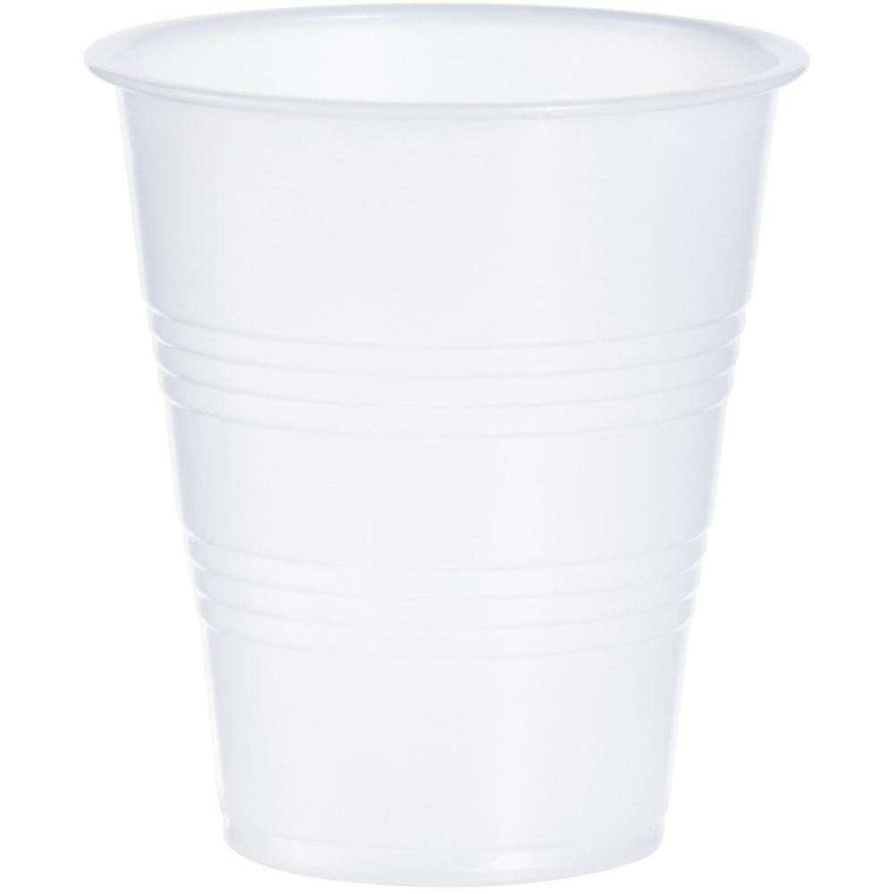 Pack of (25) 100 Cases Conex Galaxy Polystyrene Plastic Cold Cups, 7 oz. - Translucent