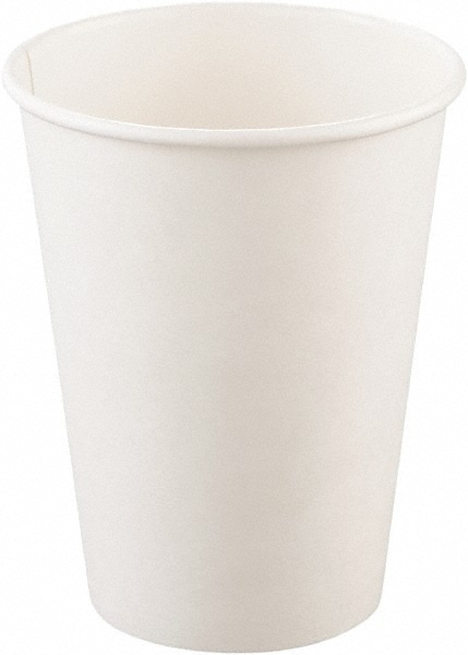 Pack of (20) 50 Pack Cases Single-Sided Poly Paper Hot Cups, 12 oz.