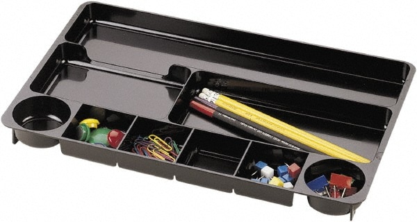 Universal Recycled Drawer Organizer Nine Compartments Plastic 14 x 9 x 1 1/8