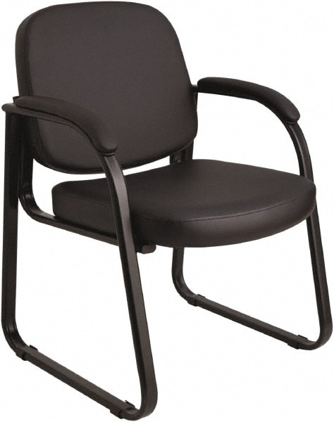 ALERA - Black Faux Leather Guest Chair - 33759044 - MSC Industrial Supply