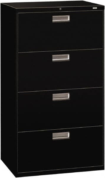 Charcoal HON 694LS 600 Series 42-Inch by 19-1/4-Inch 4-Drawer Lateral File 