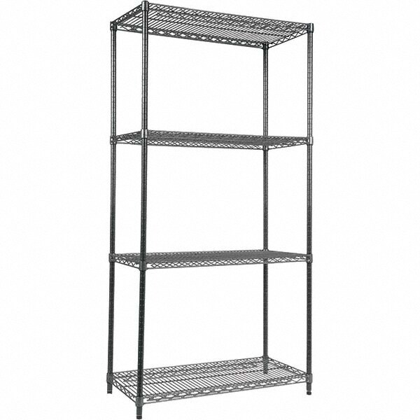 Starter Unit Wire Shelving: 4 Shelves
