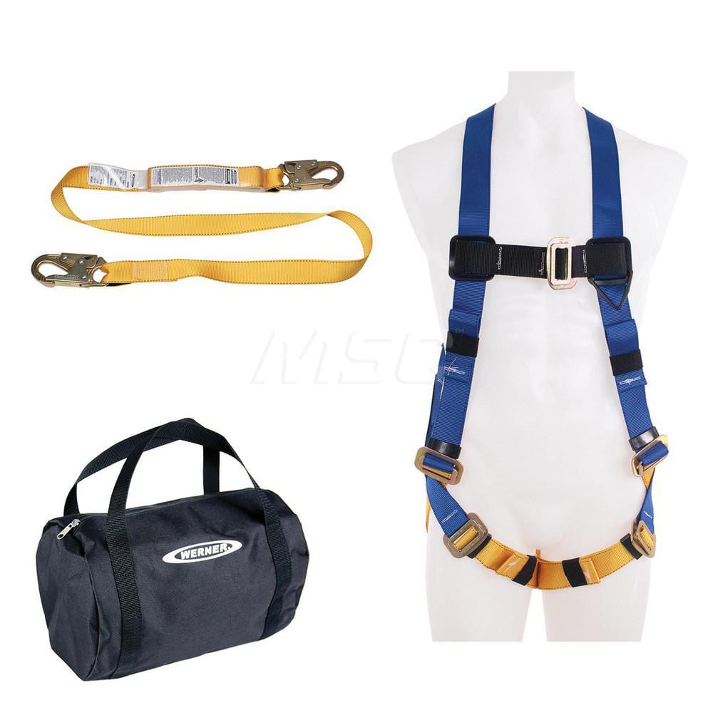 Fall Protection Kits; Kit Type: Aerial Kit ; Application: Aerial ; Lanyard Length: 6ft ; Harness Size: Universal