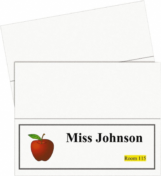 Pack of (50) Tent Cards - 11 x 4-1/4"