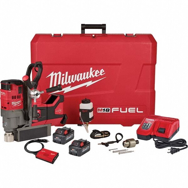 Corded Magnetic Drill: 1-1/2" Chuck, 5-3/4" Travel