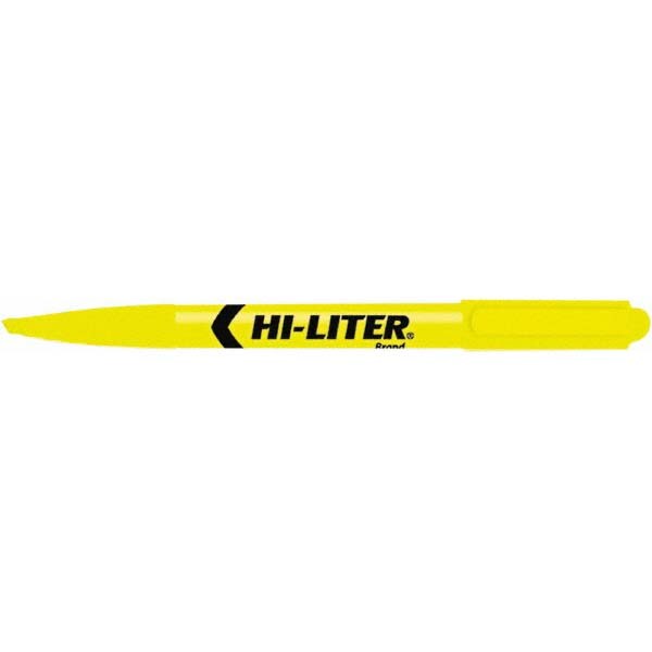 Highlighter Marker: Fluorescent Yellow, AP Non-Toxic, Chisel Point