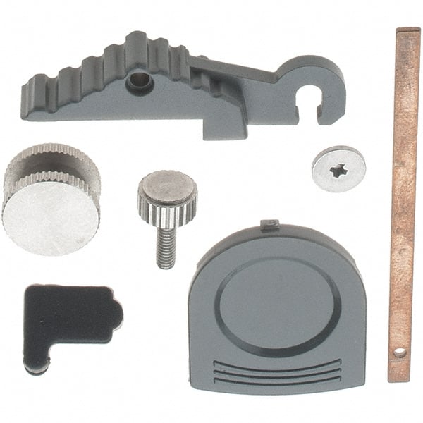 Caliper Spare Part Kit: 7 Pc, Use with 15-998-8 & 17-601-6, Includes Battery Cover, Crystal, End Stop Screw, Gib, Lock Screw, Output Cover, Plate Screw & Thumb Wheel