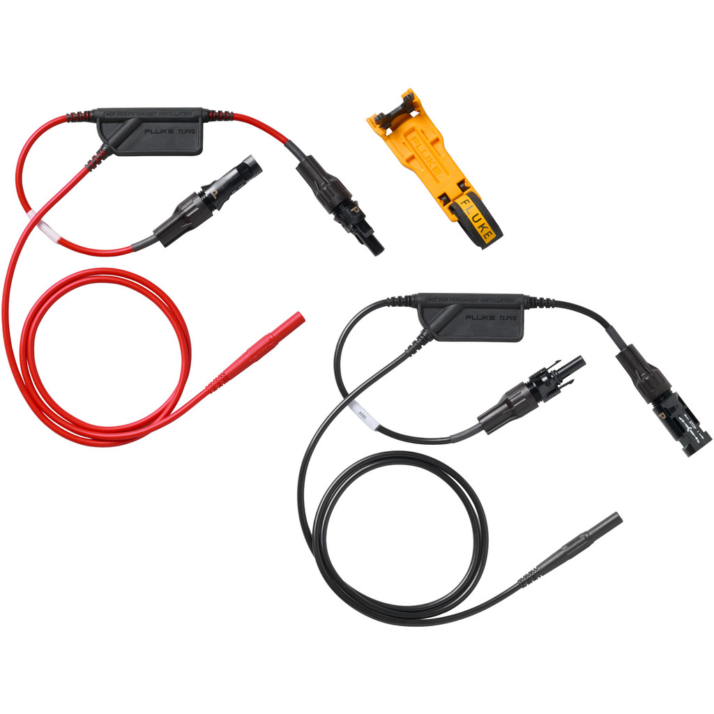 Fluke Electrical Test Lead Set: For Solar Clamp Meters | Part #TLPV2