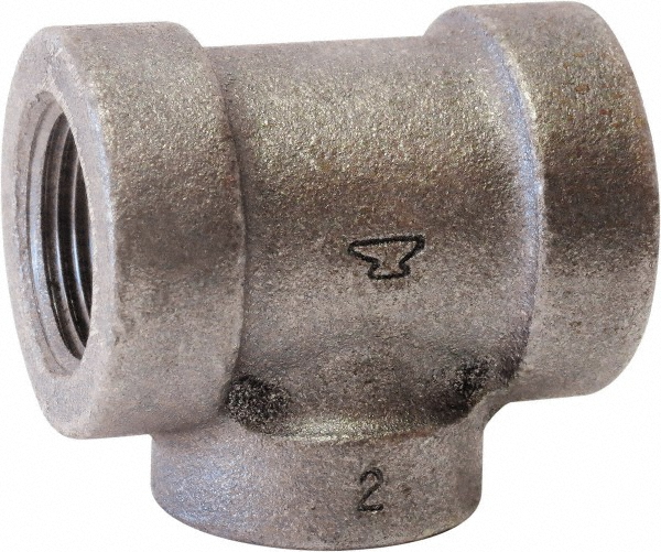Black Reducer: 1 x 3/4 x 1", FPT - Cast Iron, ASME B1.20.1, ASME B16.3, ASTM A-197, FM Approved & cULus Listed, Class 125