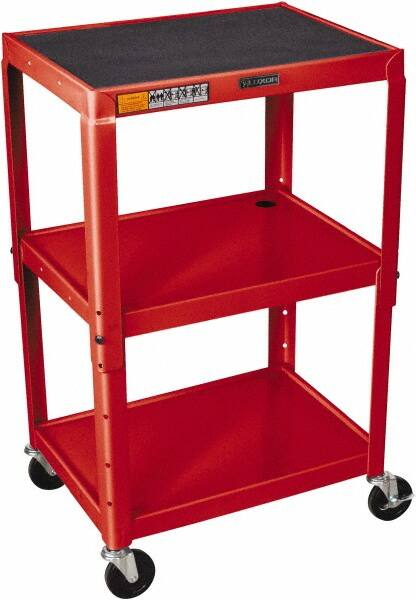 Standard Utility Cart: Steel, Red