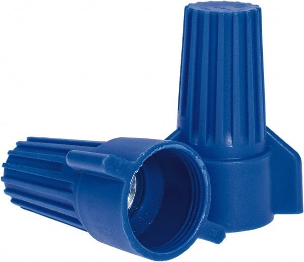 Ideal WT54-B Wing Twist-On Wire Connector: Blue, Flame-Retardant, 3 AWG 
