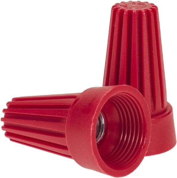 Ideal WT6-B Standard Twist-On Wire Connector: Red, Flame-Retardant, 2 AWG 
