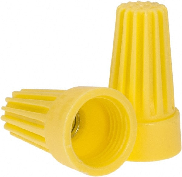 Ideal WT4-B Standard Twist-On Wire Connector: Yellow, Flame-Retardant, 2 AWG 