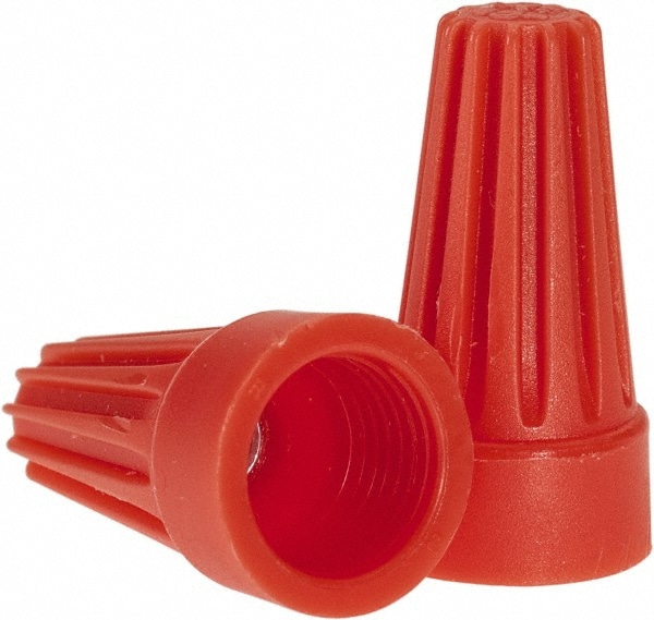 Standard Twist-On Wire Connector: Orange, Flame-Retardant, 2 AWG