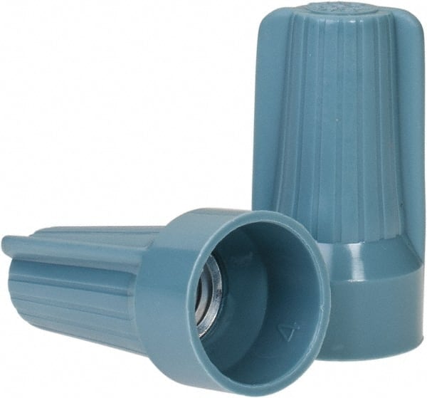 Ideal B4-B Standard Twist-On Wire Connector: Blue & Gray, Flame-Retardant, 2 AWG 