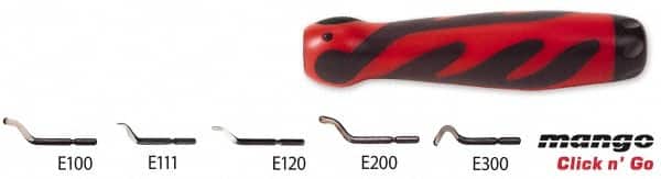 Hand Deburring Tool Set: 6 Pc, High Speed Steel