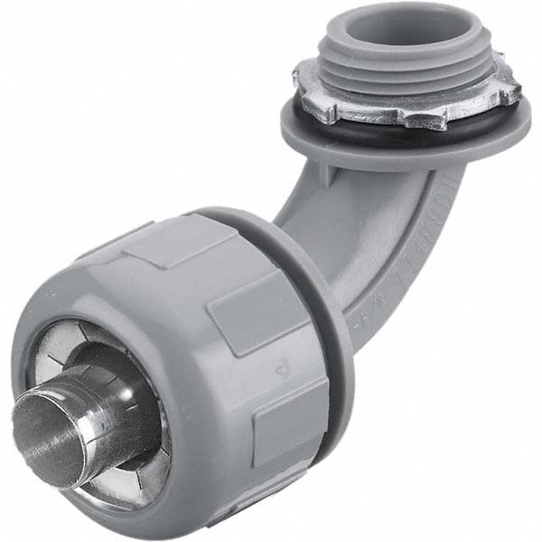Conduit Connector: For Liquid-Tight, Nylon, 3/8" Trade Size