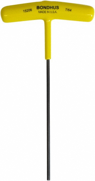 T-Handle Hex Key: 3/32", Hex End - 6" OAL, Protanium High Torque Steel