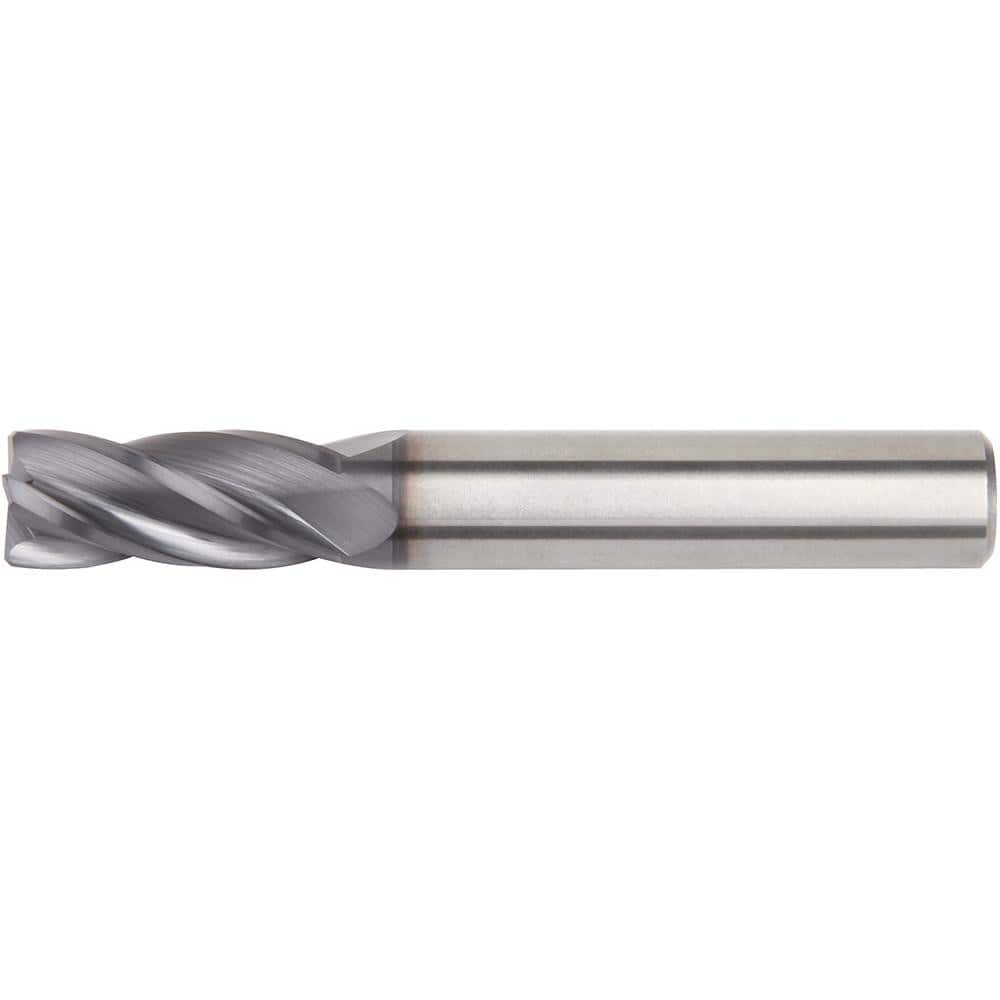 Widia - Square End Mill: 4 mm Dia, 11 mm LOC, 4 Flute, Solid Carbide ...